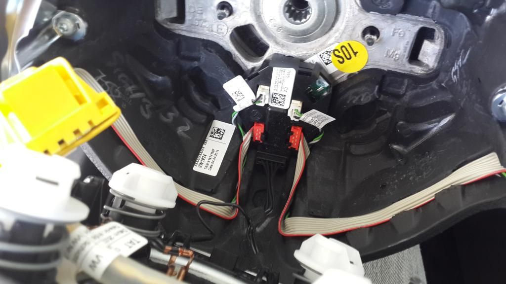 VWVortex.com - DIY GLI/GTI steering wheel MFSW and paddle shifter install